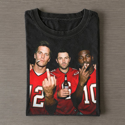 JD10 & TB12 & BM6 Buccaneers Football T-shirt