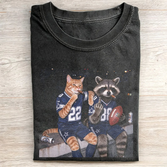 WACKY ANIMAL FOOTBALL FUNNY MEME T-SHIRT