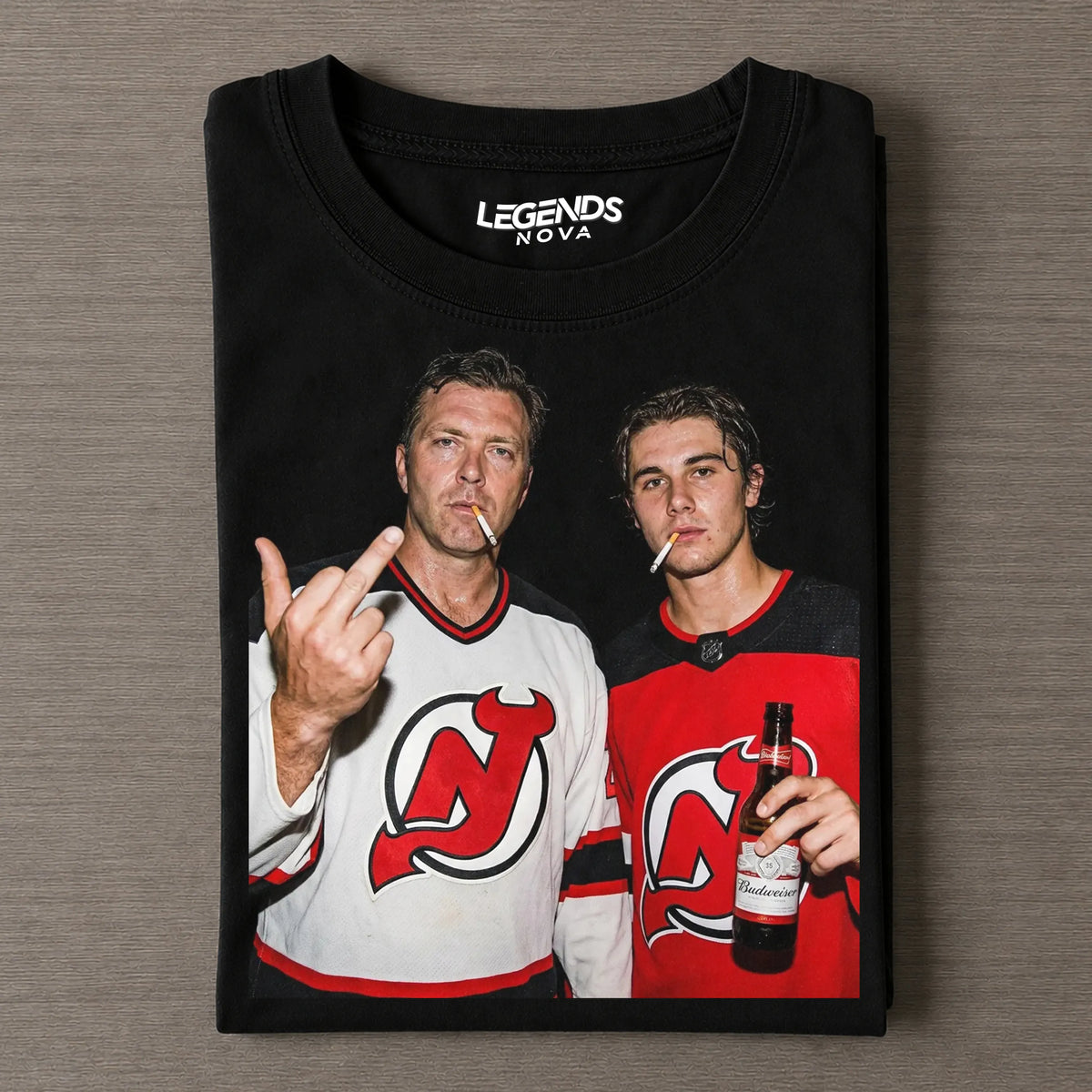 MB30 & JH86 Devils Hockey Tee