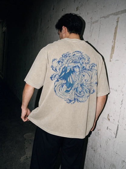 D-SLYR ? Water Breathing 2-Sided Vintage Tee