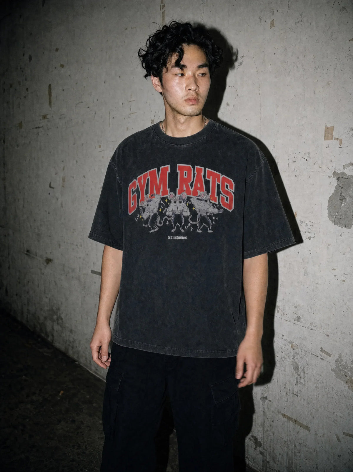 D-SLYR ? Gym Rats Ninju Vintage Tee