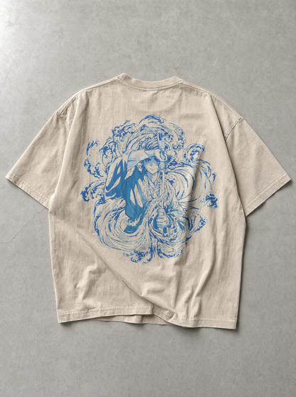 D-SLYR ? Water Breathing 2-Sided Vintage Tee