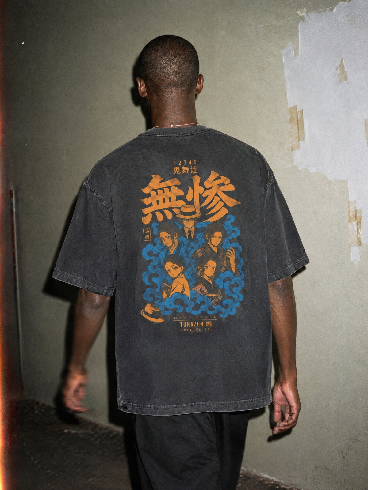 D-SLYR ? Many Faces Vintage Tee