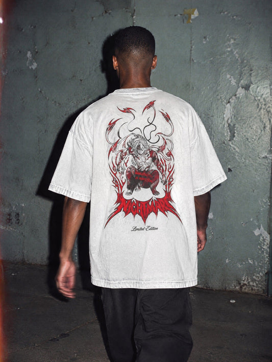 D-SLYR ? Nightmare Immortality Vintage Tee ¨C White