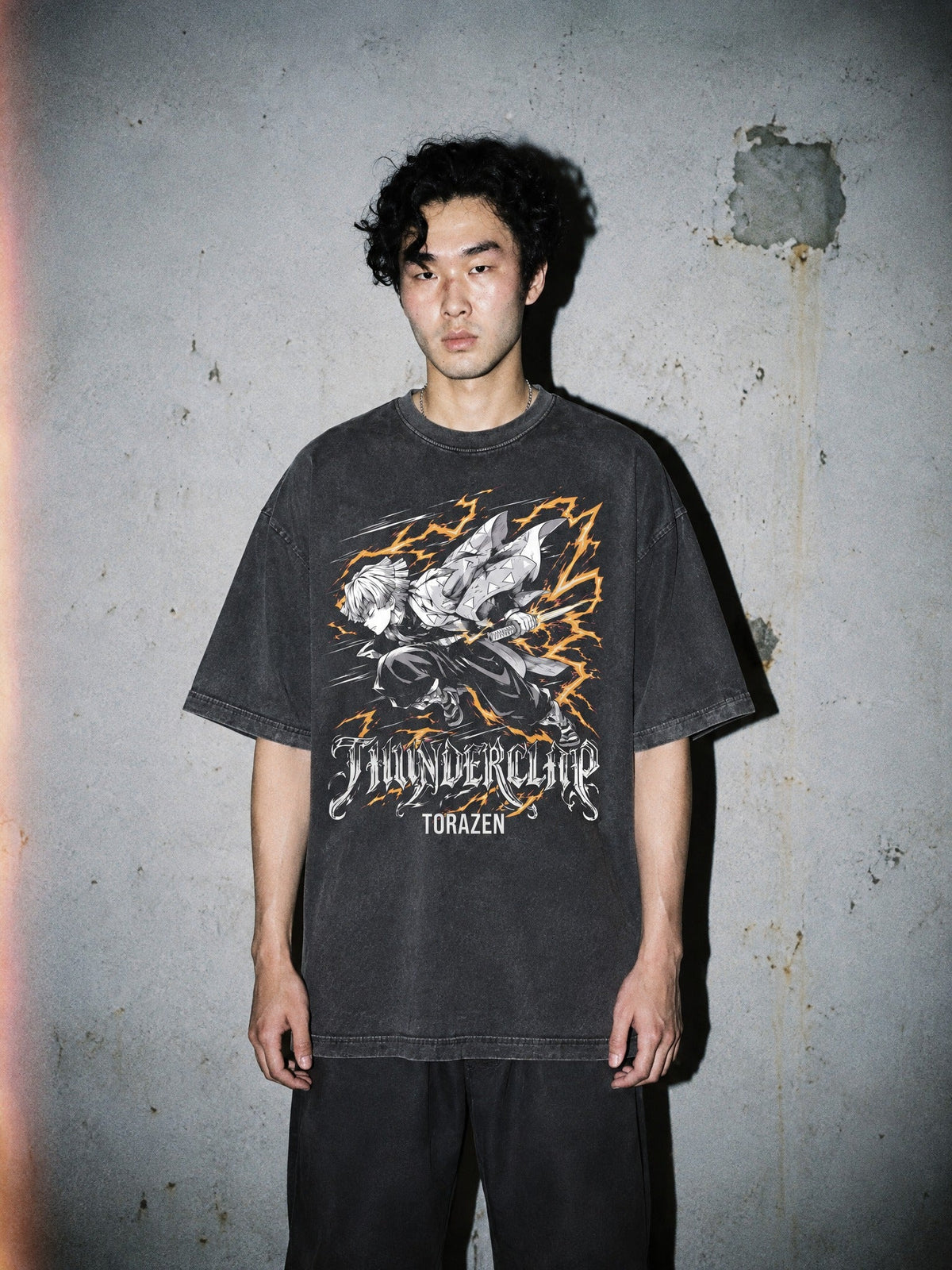 D-SLYR ? Thunderclap Script Vintage Tee
