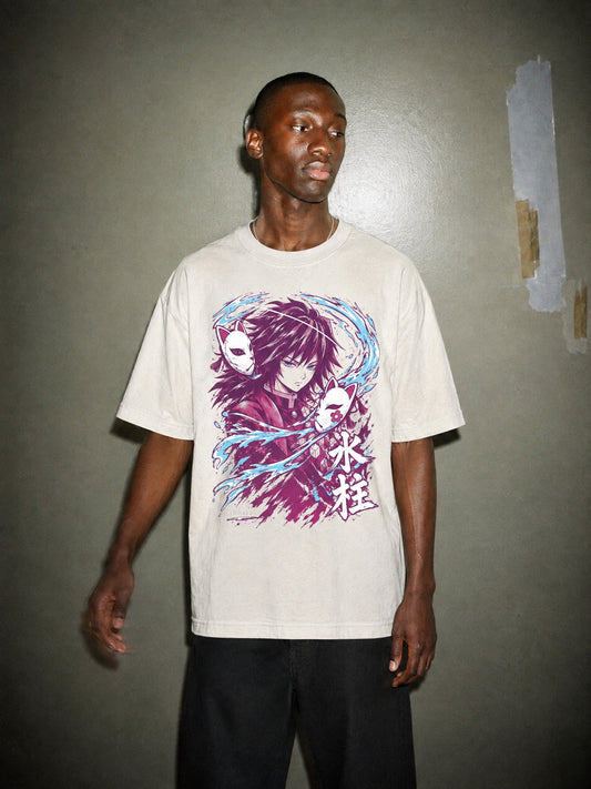 D-SLYR ? Water Pillar Masks Vintage Tee